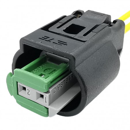 BMW E46 2-pin horn connector repair kit with wires