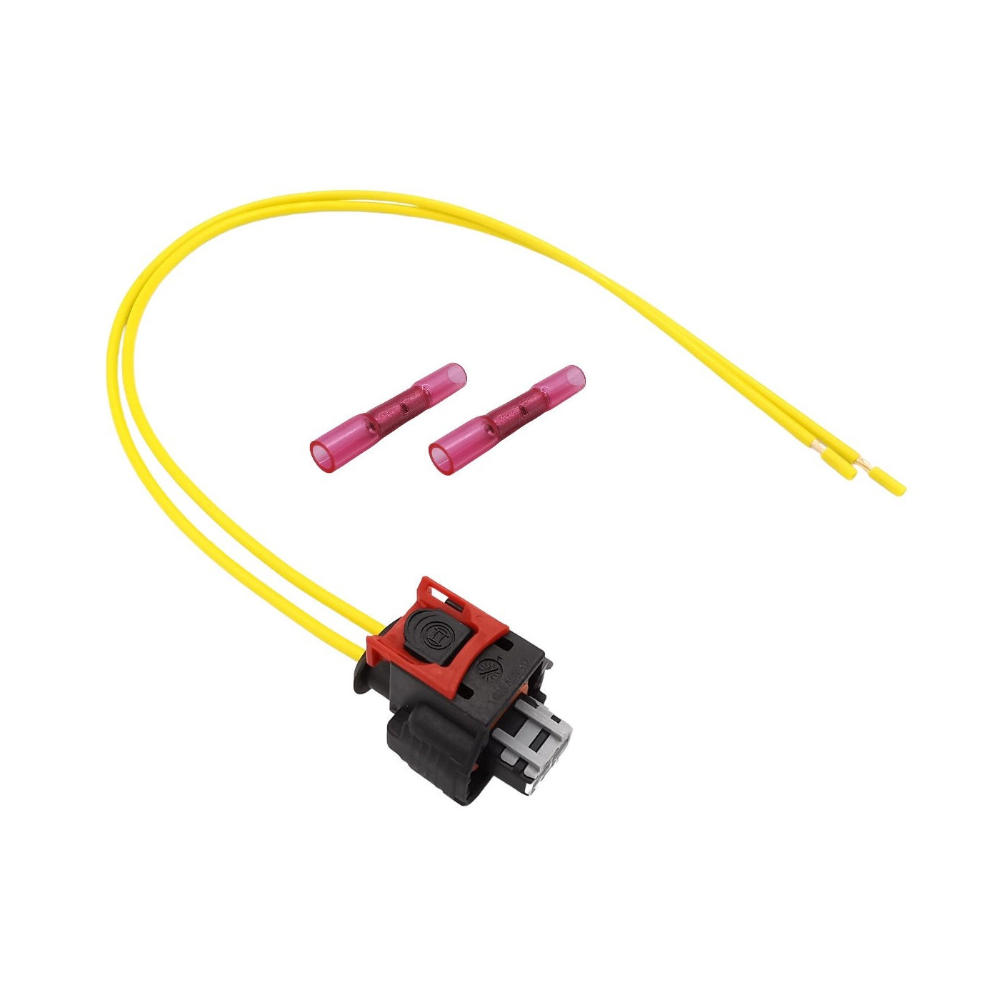 Chevrolet GMC 2-pin injector connector repair kit with wires