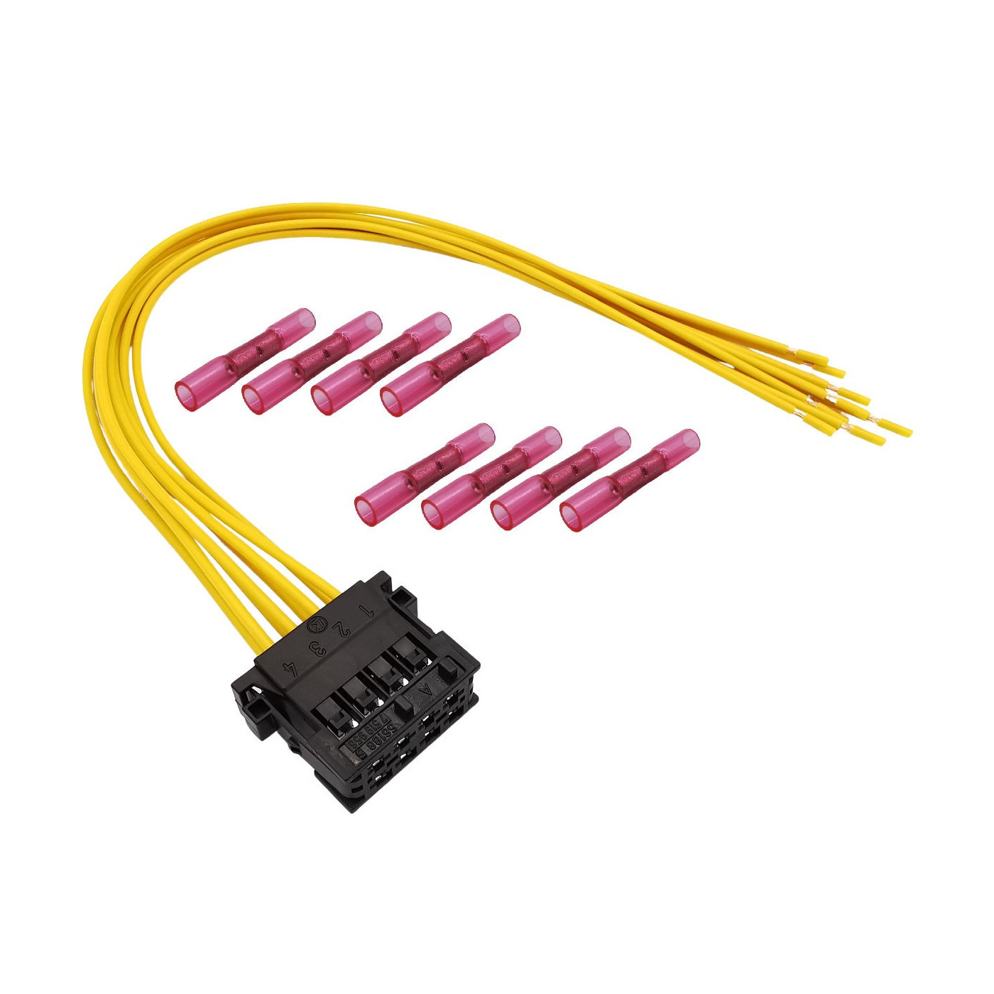 Wtyczka kostka lampy tylnej BMW E46 8pin z kablami zestaw naprawczy