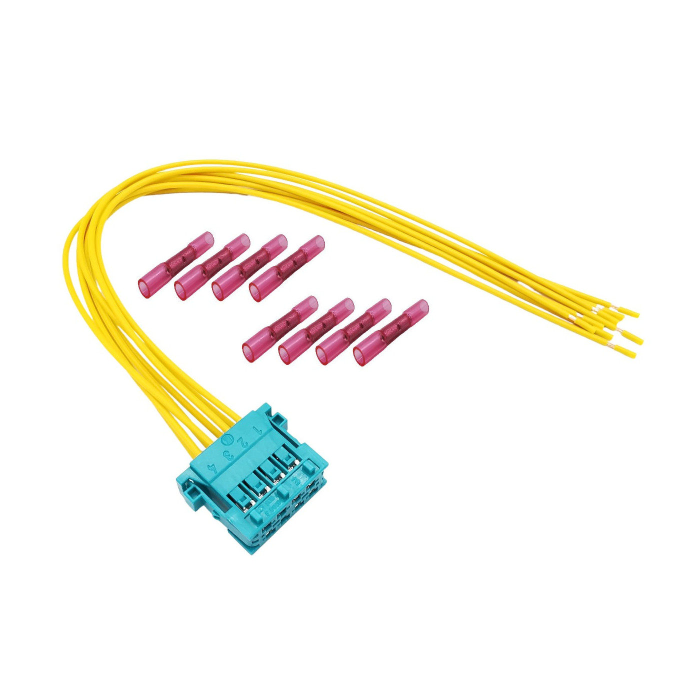 Wtyczka kostka lampy tylnej BMW E60 8pin z kablami zestaw naprawczy Wtyczka kostka lampy tylnej BMW E60 8pin z kablami zestaw naprawczy
