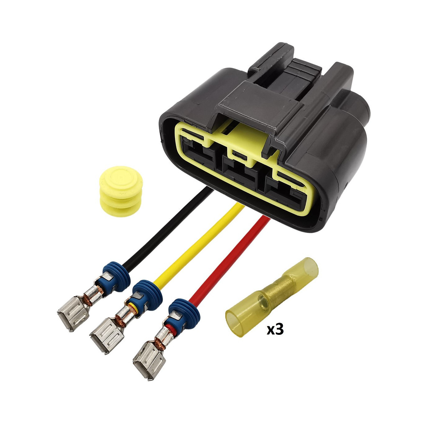 Zestaw naprawczy wiązki regulatora napięcia FH08AA, FH012AA, FH020AA, SH775, SH847 - czarna wtyczka Zestaw naprawczy wiązki regulatora napięcia FH08AA, FH012AA, FH020AA, SH775, SH847 - czarna wtyczka