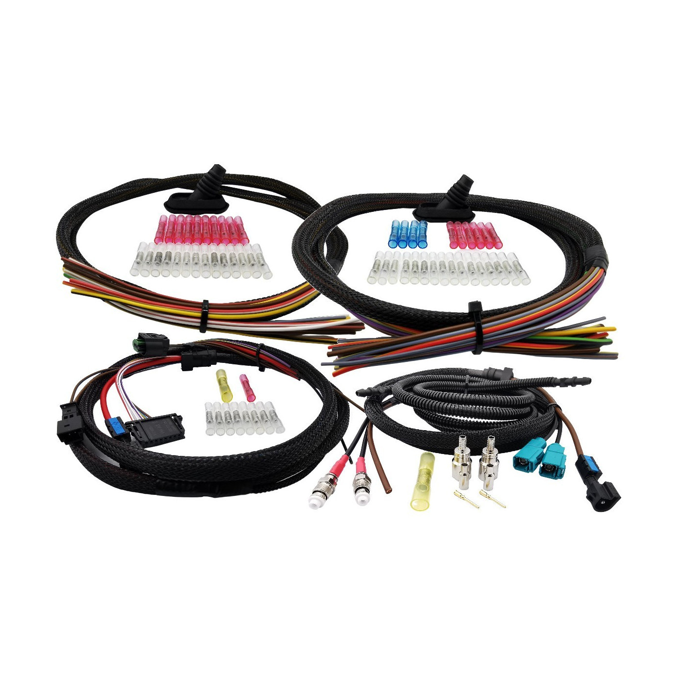 BMW E61 tailgate wiring harness kit - 4 bundles, FLRY-B cables