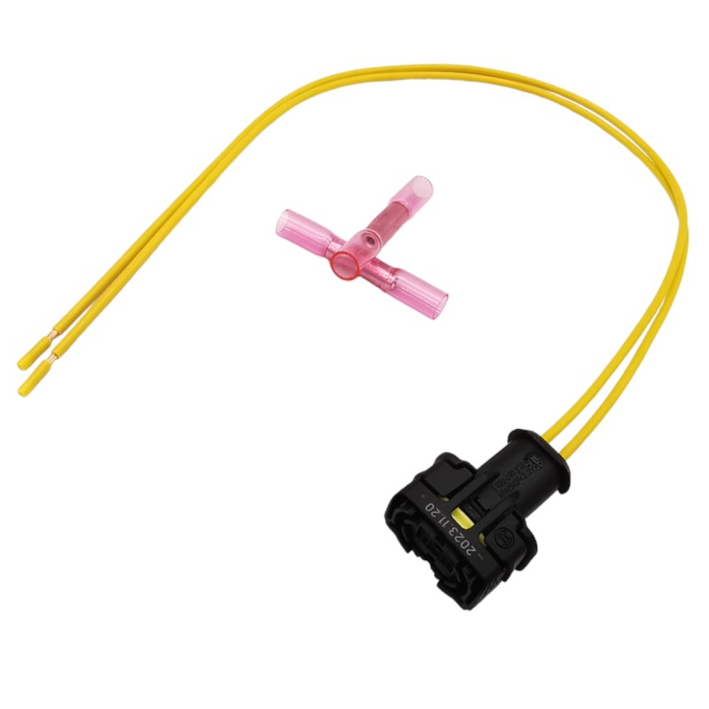 Polaris Sportsman 570 2-pin injector connector with wires Polaris Sportsman 570 2-pin injector connector with wires