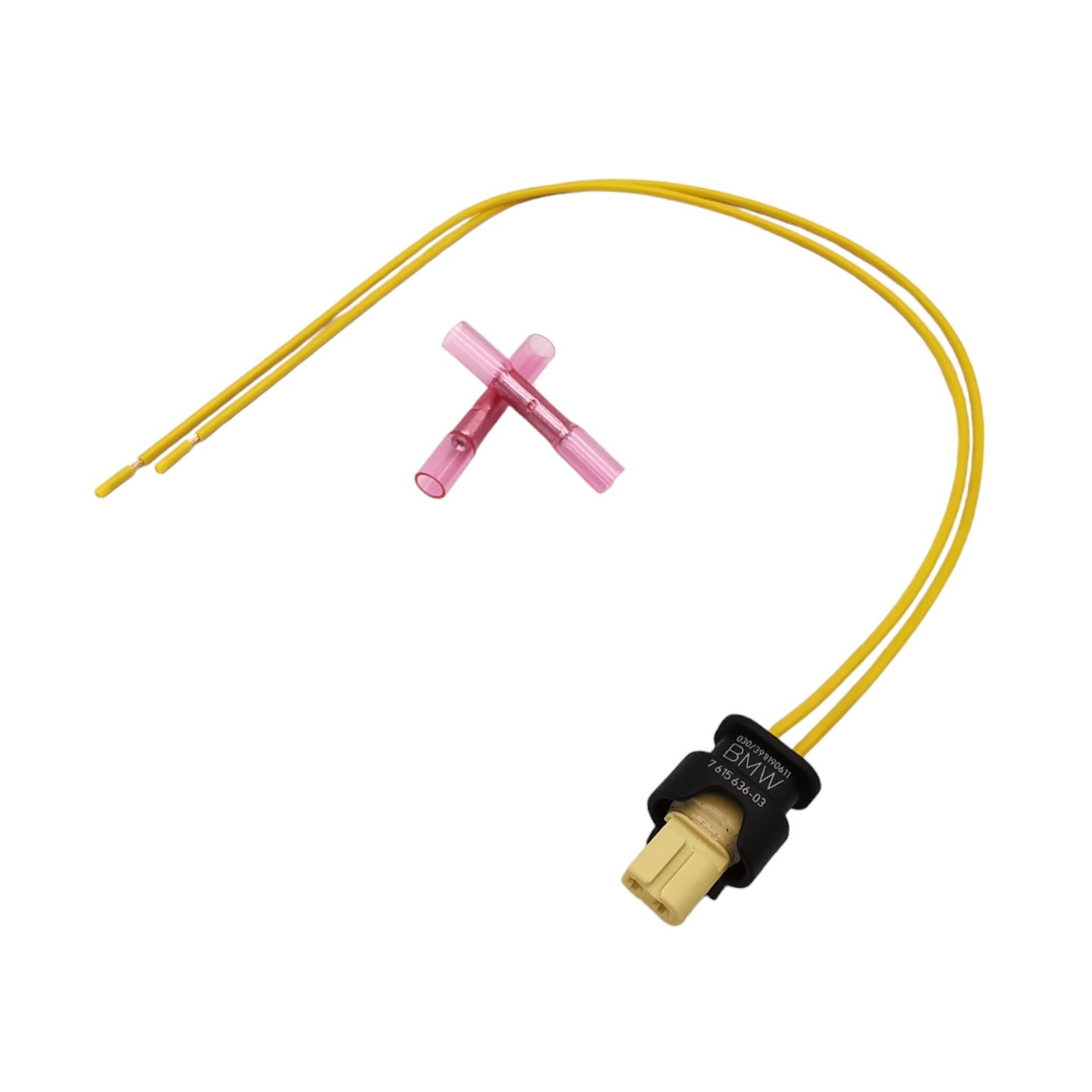 Mercedes 2-pin exhaust gas temperature sensor connector with wires Mercedes 2-pin exhaust gas temperature sensor connector with wires