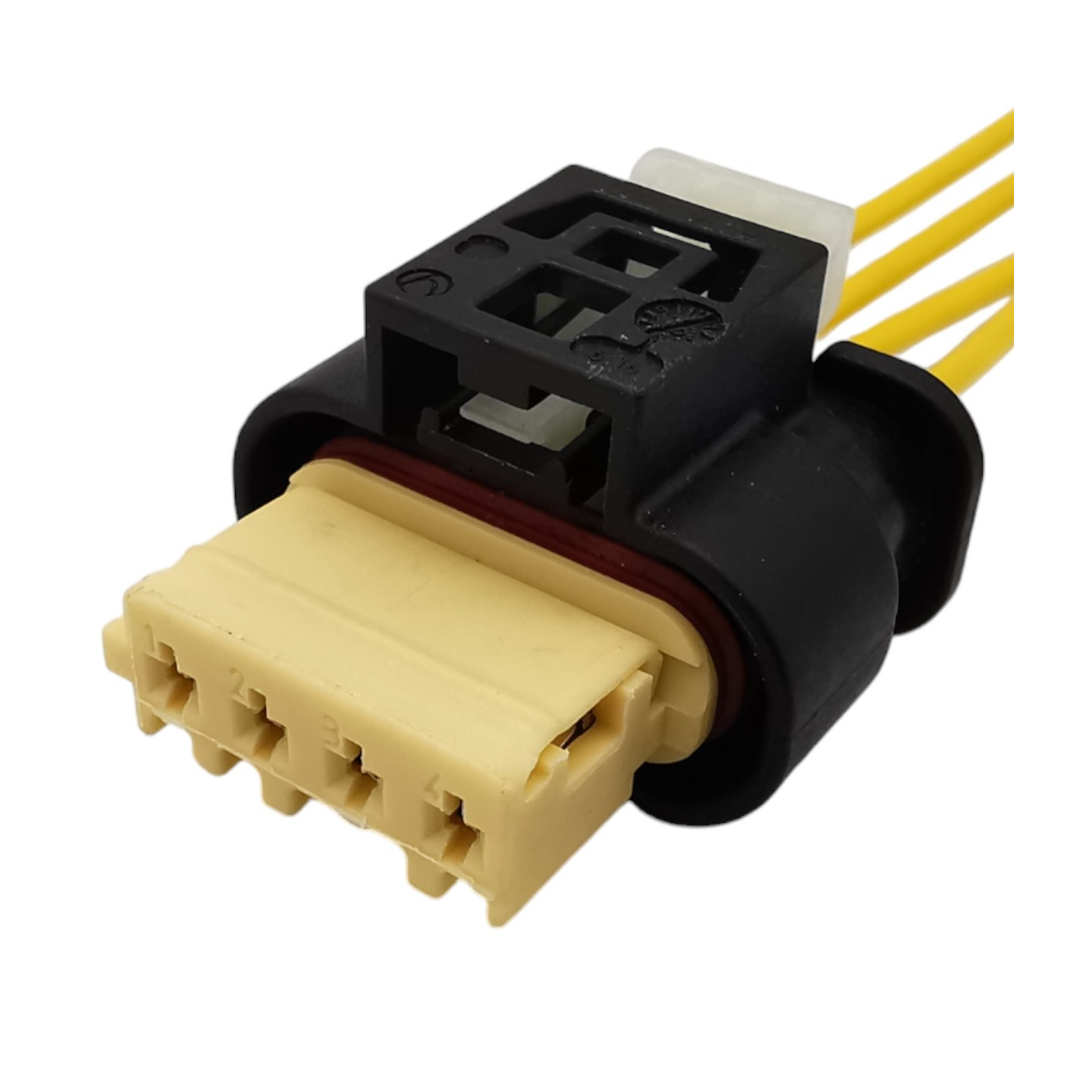 BMW 4-pin mass air flow sensor connector repair kit with wires BMW 4-pin mass air flow sensor connector repair kit with wires