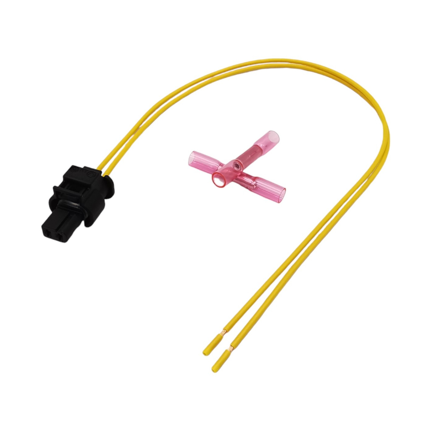 BMW 2-pin exhaust gas temperature sensor connector with wires BMW 2-pin exhaust gas temperature sensor connector with wires