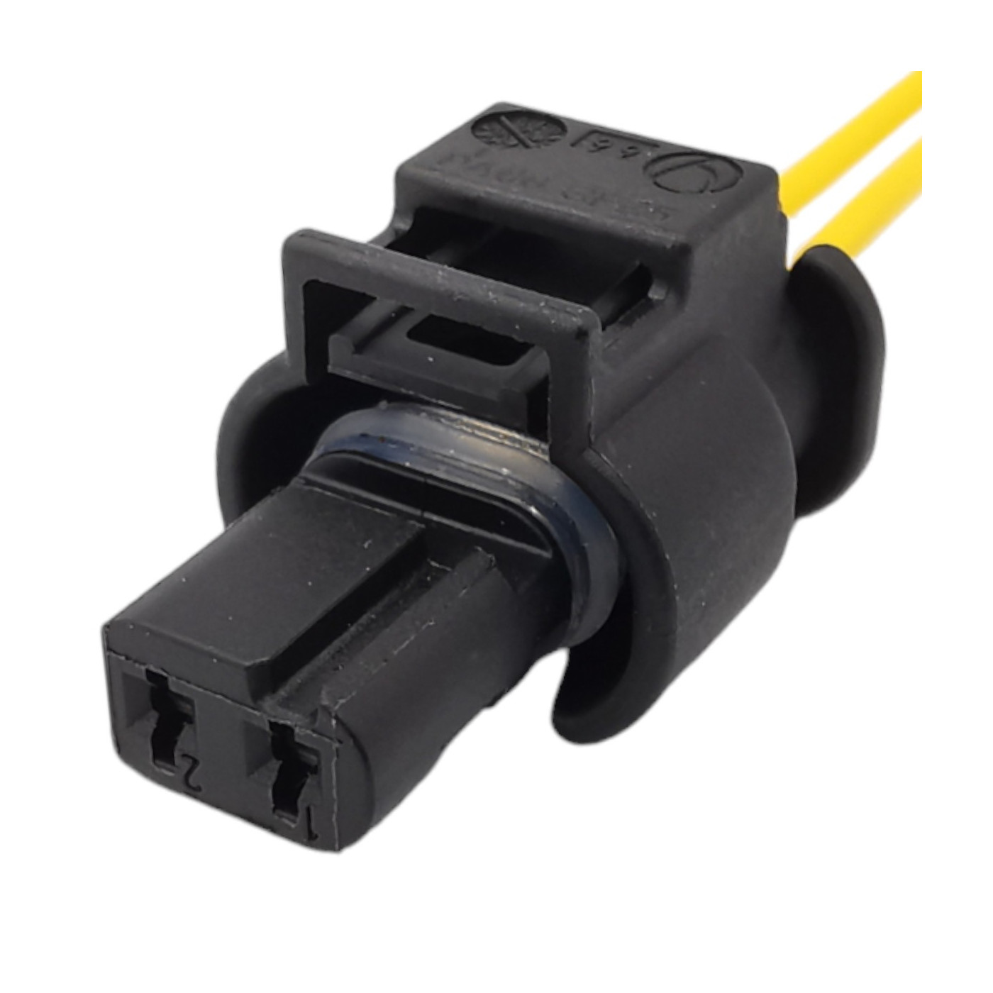 BMW 2-pin exhaust gas temperature sensor connector with wires BMW 2-pin exhaust gas temperature sensor connector with wires