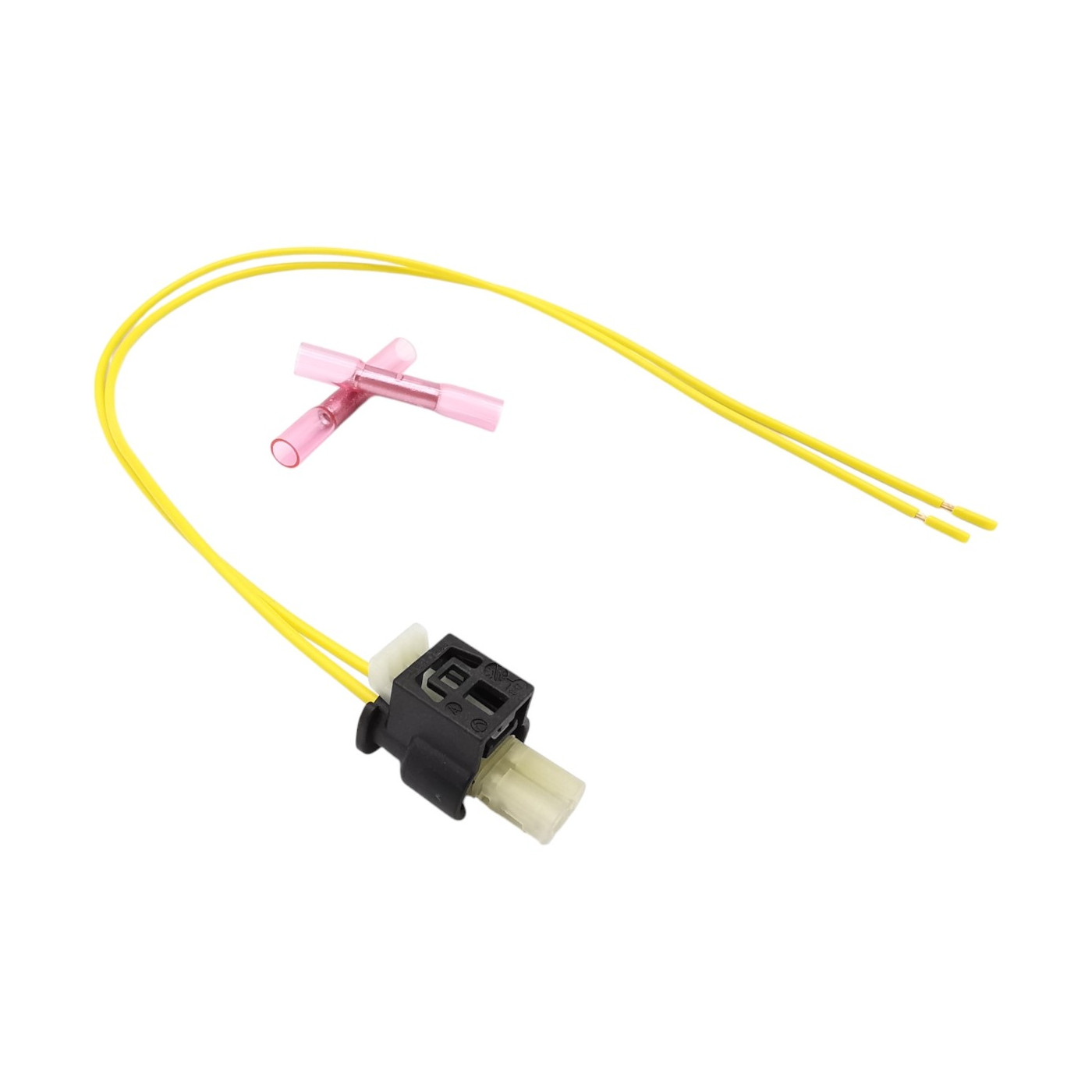 Mercedes 2-pin exhaust gas temperature/impact sensor connector with wires Mercedes 2-pin exhaust gas temperature/impact sensor connector with wires