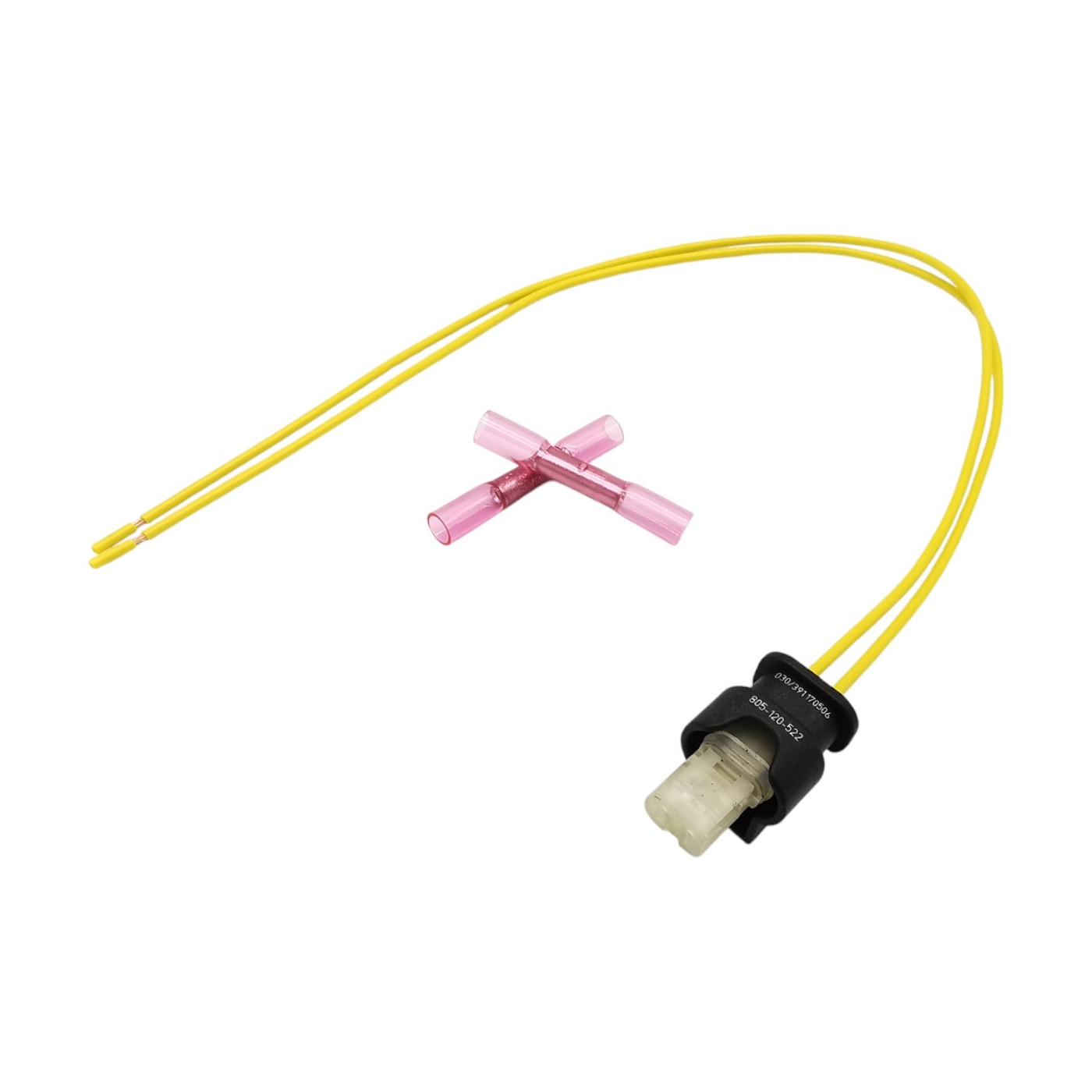 Mercedes 2-pin exhaust gas temperature/impact sensor connector with wires Mercedes 2-pin exhaust gas temperature/impact sensor connector with wires