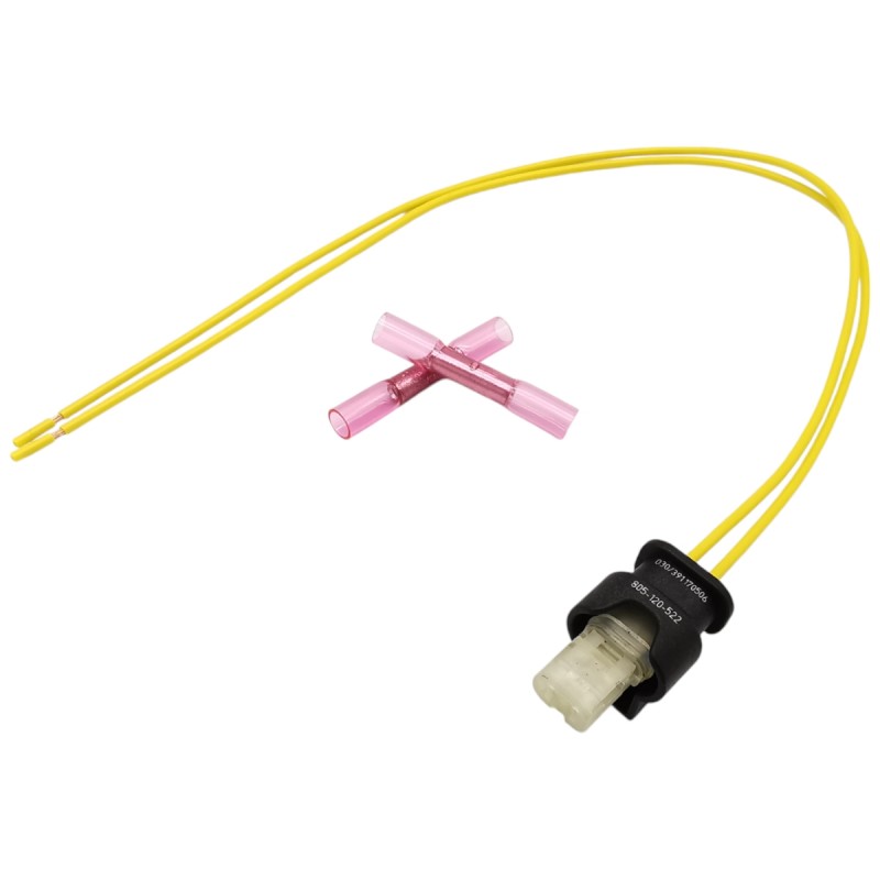 Mercedes 2-pin exhaust gas temperature/impact sensor connector with wires Mercedes 2-pin exhaust gas temperature/impact sensor connector with wires