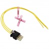 Citroen Peugeot 3-pin PDC parking sensor connector with wires