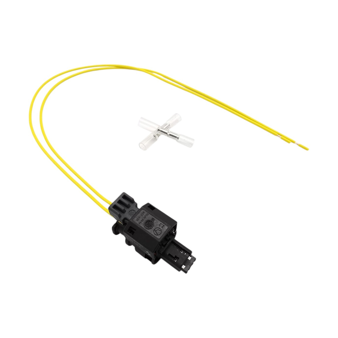 BMW 2-pin SCR module sensor connector with wires 61139291135 BMW 2-pin SCR module sensor connector with wires 61139291135