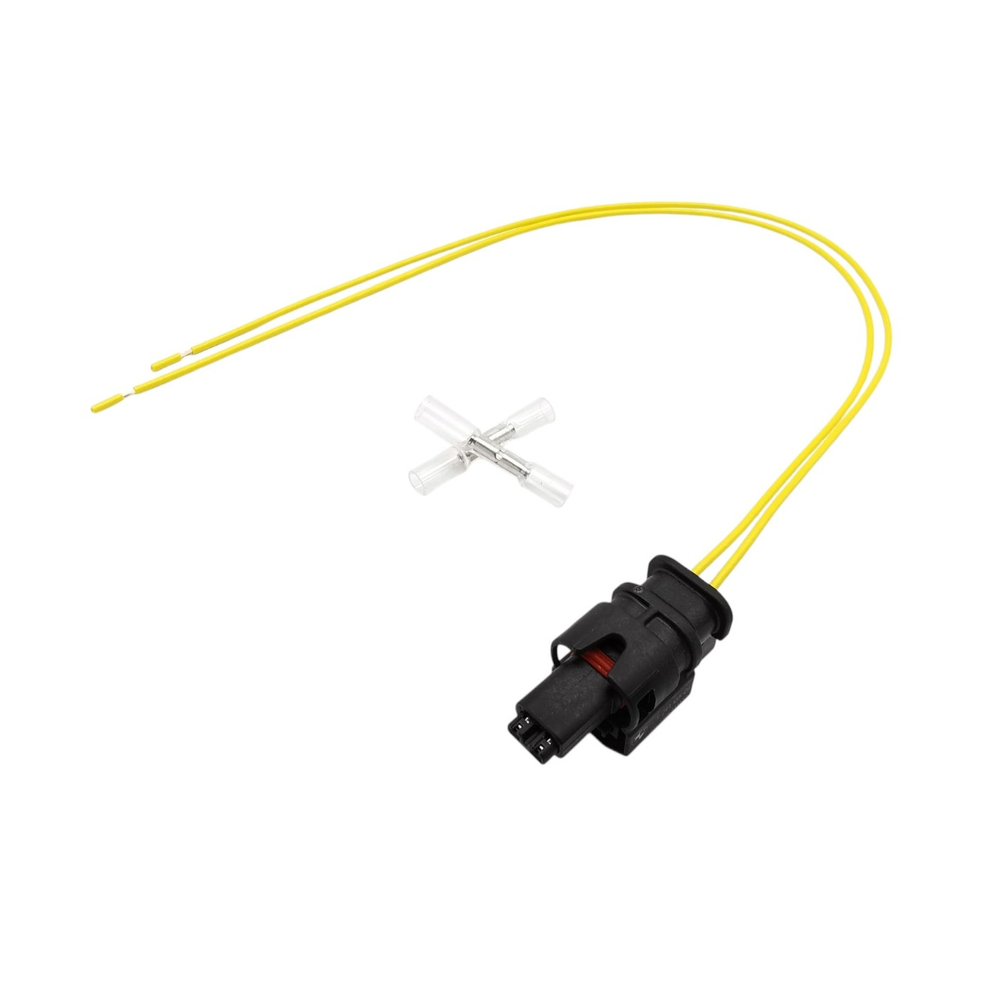 Wtyczka kostka czujnika modułu SCR BMW 2pin z kablami 61139291135
