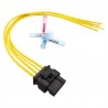 BMW 4-pin front wiper motor connector with wires 9142105 BMW 4-pin front wiper motor connector with wires 9142105