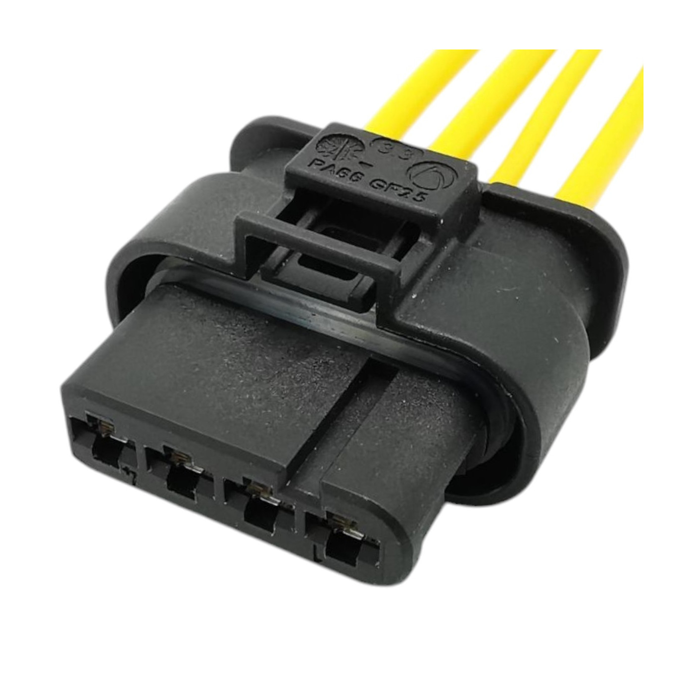 Wtyczka kostka silnika przednich wycieraczek BMW 4pin z kablami 9142105 Wtyczka kostka silnika przednich wycieraczek BMW 4pin z kablami 9142105
