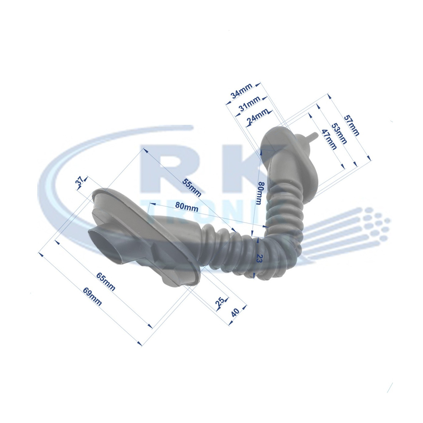 Osłona przewodów klapy bagażnika Renault Megane II Kombi 8200124901 Osłona przewodów klapy bagażnika Renault Megane II Kombi 8200124901