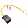 Jeep 3-pin exhaust/oil pressure sensor connector with wires Jeep 3-pin exhaust/oil pressure sensor connector with wires