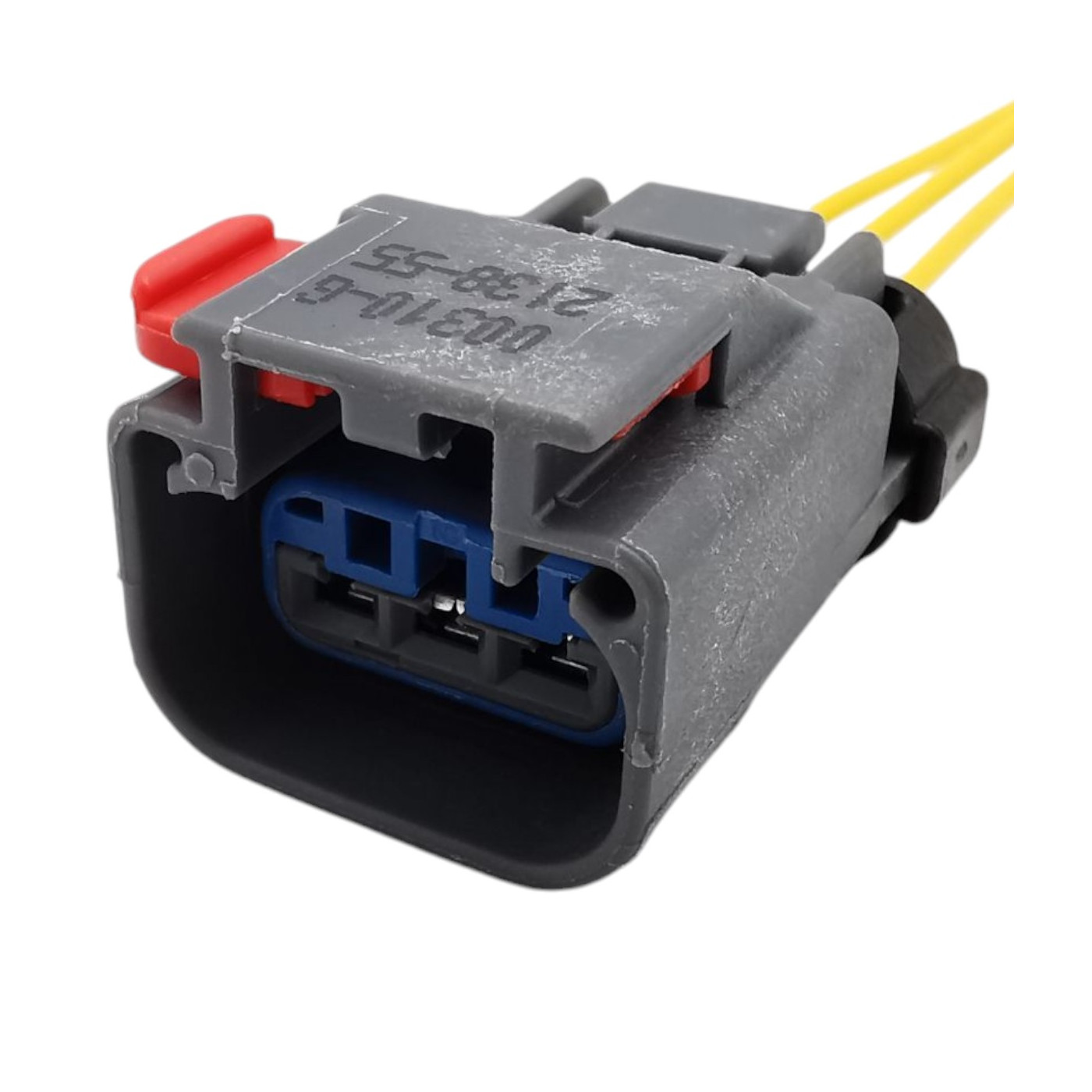 Jeep 3-pin exhaust/oil pressure sensor connector with wires Jeep 3-pin exhaust/oil pressure sensor connector with wires