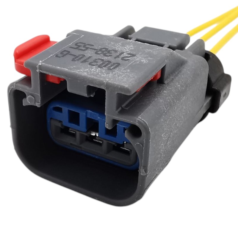 Jeep 3-pin exhaust/oil pressure sensor connector with wires Jeep 3-pin exhaust/oil pressure sensor connector with wires