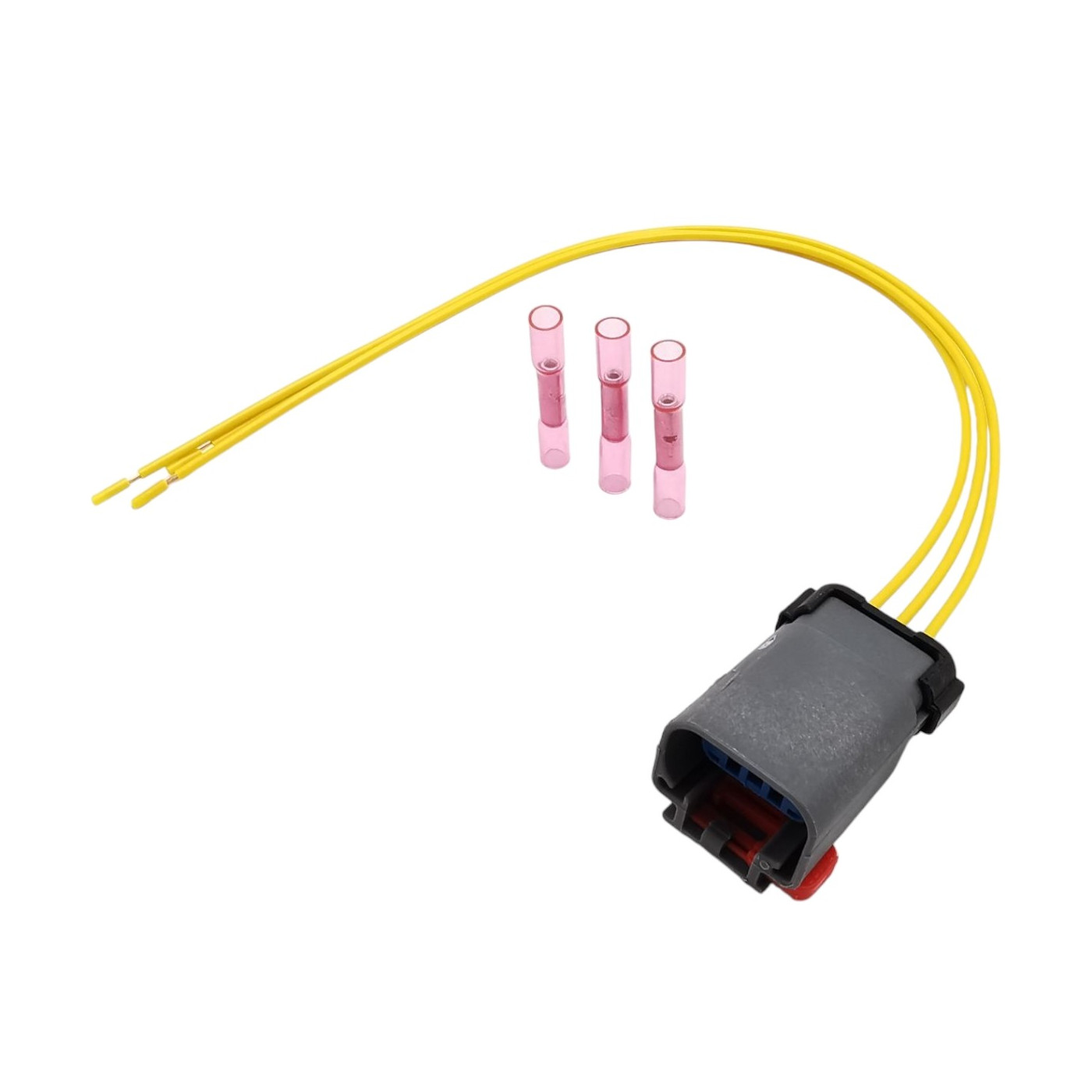 Jeep 3-pin exhaust/oil pressure sensor connector with wires Jeep 3-pin exhaust/oil pressure sensor connector with wires
