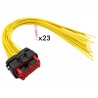 Zestaw naprawczy wiązki, wtyczka ECU 23PIN 770680-1 Zestaw naprawczy wiązki, wtyczka ECU 23PIN 770680-1