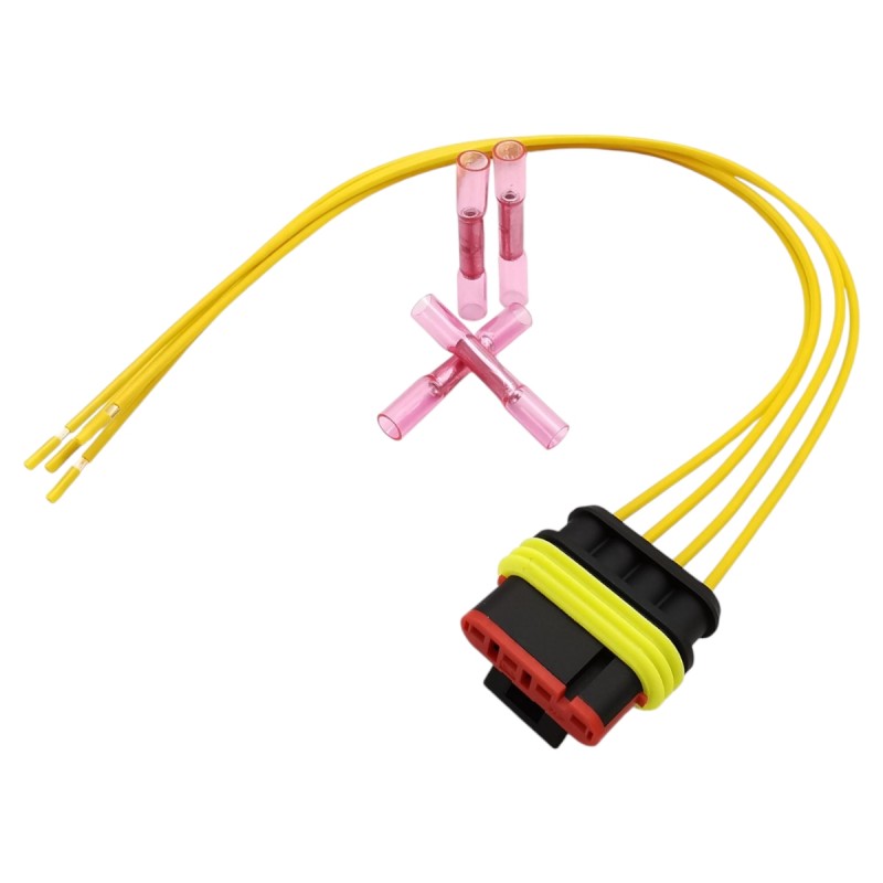 Zestaw naprawczy wiązki, wtyczka SUPERSEAL 4PIN Zestaw naprawczy wiązki, wtyczka SUPERSEAL 4PIN