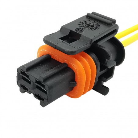 Citroen Fiat Ford Peugeot Renault 2pin injector connector with wires