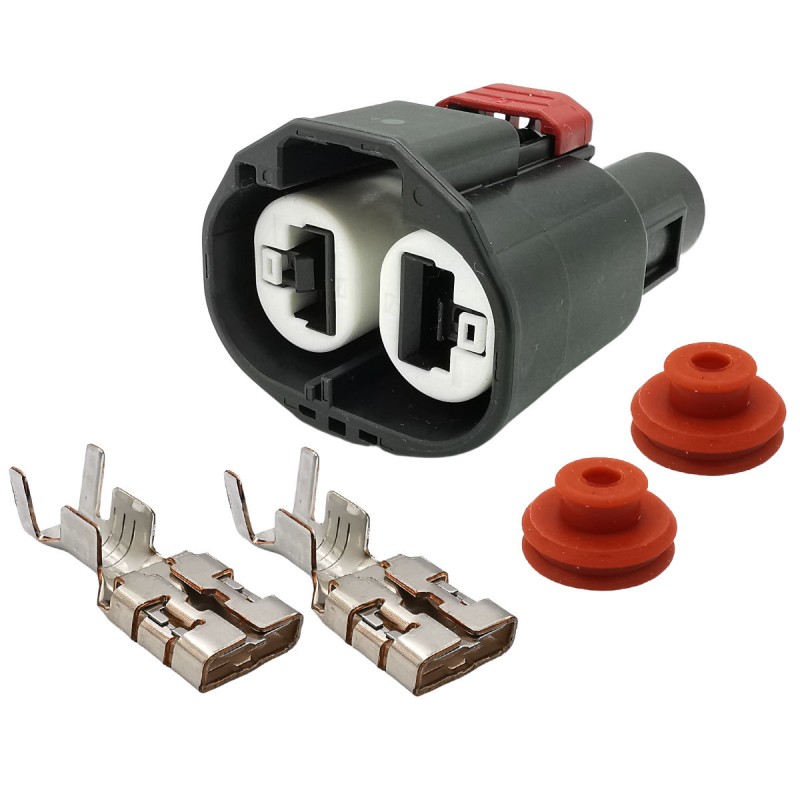 Repair Kit - 2-pin Power Steering Pump Connector for Renault, Opel, Nissan, and Fiat Repair Kit - 2-pin Power Steering Pump Connector for Renault, Opel, Nissan, and Fiat