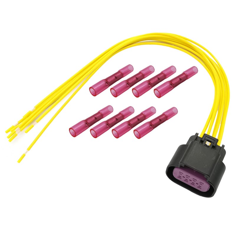 Wtyczka kostka lampy tylnej Fiat Peugeot Citroen 8pin z kablami zestaw naprawczy Wtyczka kostka lampy tylnej Fiat Peugeot Citroen 8pin z kablami zestaw naprawczy