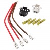 Wtyczka kostka rezystora dmuchawy Alfa Citroen Fiat Opel Peugeot 2pin z kablami Wtyczka kostka rezystora dmuchawy Alfa Citroen Fiat Opel Peugeot 2pin z kablami
